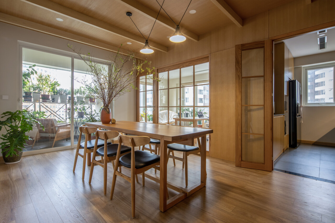 Định nghĩa lại về sự kết nối trong căn hộ chung cư mang phong cách Japandi